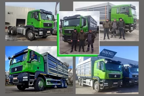 Зерновозы AGRiLine на базе SITRAK поехали работать к своим новым владельцам