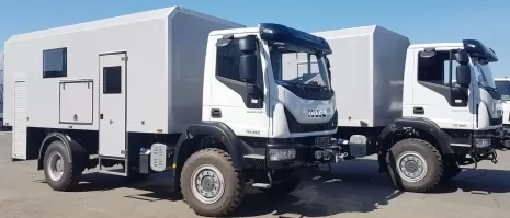 Для служб Полтаваоблэнерго изготовлено два новых бригадных автомобиля на IVECO EUROCARGO ML 110 4Х4