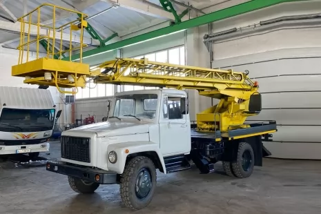 Выполнен очередной капремонт старой автовышки АП-17