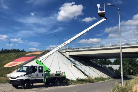 В одном из поздразделений Облэнерго в Западной Украине будет работать автовышка от Техкомплект