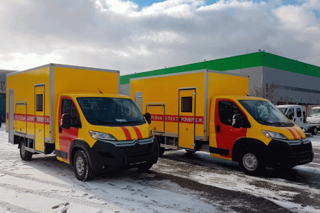 На юг Украины отправились две новые аварийно-ремонтные мастерские Citroen Jumper