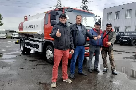У одесских аграриев - новый автотопливозаправщик 8 кубометров от Техкомплект
