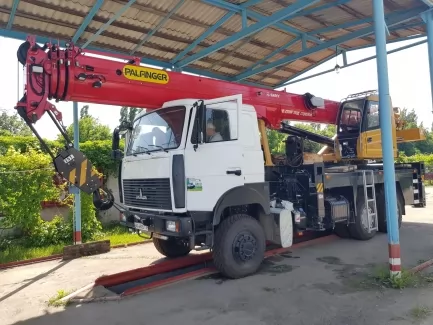 Проведено сервисное обслуживание автокрана Palfinger Sany 25 т