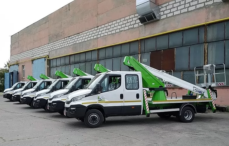 ДТЕК закупив партію автогідропідйомників Comet 18 м для Дніпробленерго та Донецькобленерго, фото 2