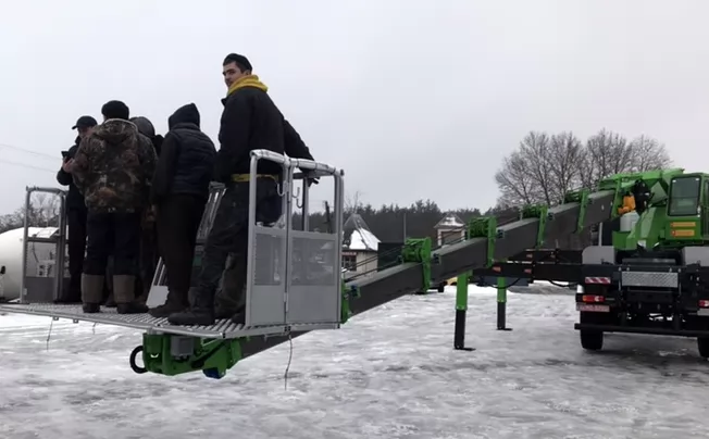 Південнокорейські автовишки Hansin із робочою висотою 35 м вирушили до свого покупця у Рівному, фото 24