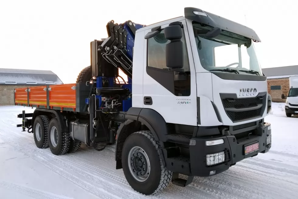 У ГК АВТОСТРАДУ - новий бортовий автомобіль IVECO Trakker з італійською КМУ, фото 4