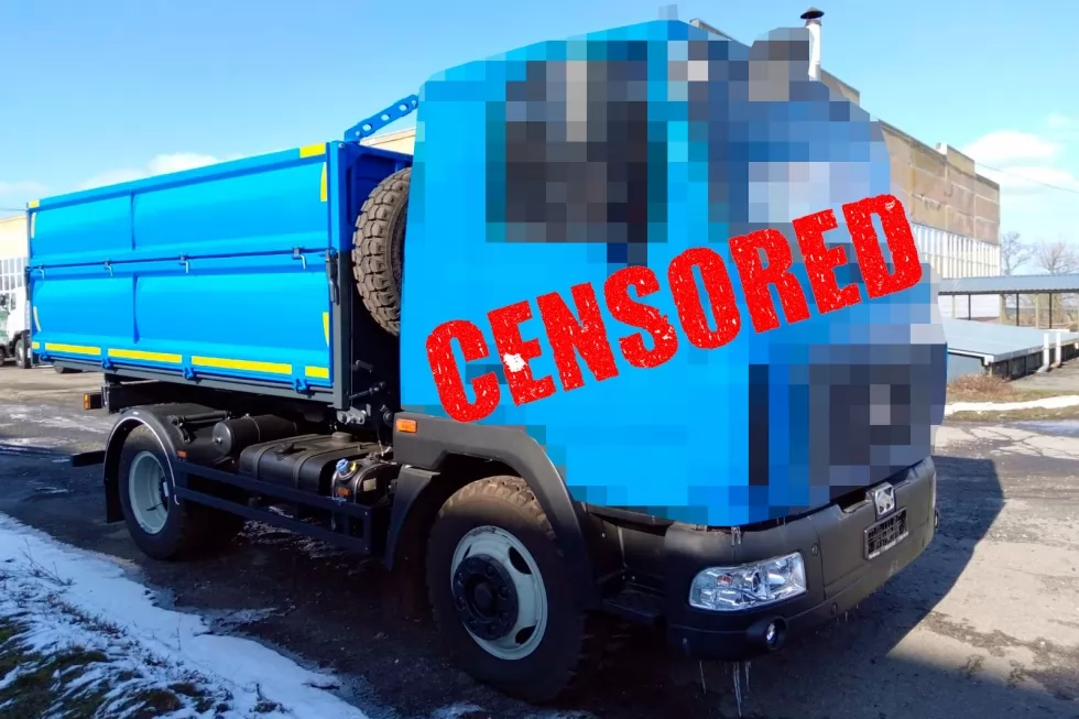 Зроблено черговий фірмовий самоскид 5 т на давальницькому вантажному шасі, фото 7