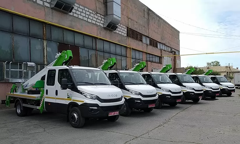 ДТЕК закупив партію автогідропідйомників Comet 18 м для Дніпробленерго та Донецькобленерго, фото 1