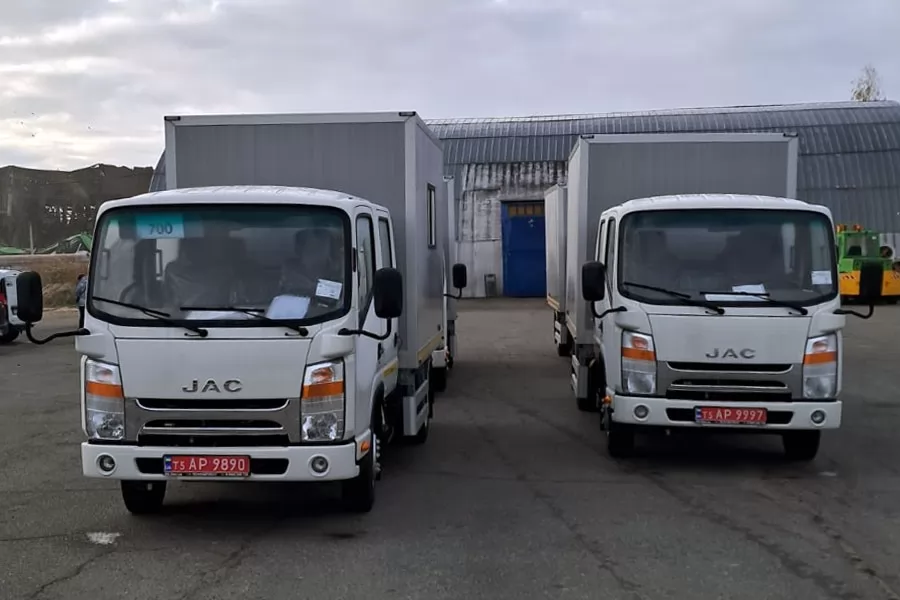 Відвантажено партію бригадних автомобілей на базі JAC N56DC, фото 1