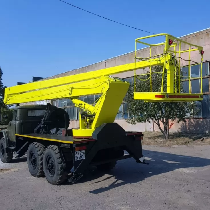 Техкомплект виконав капремонт ліктьового автогідропідйомника ВС-22-01 на базі ЗІЛ-131, фото 21