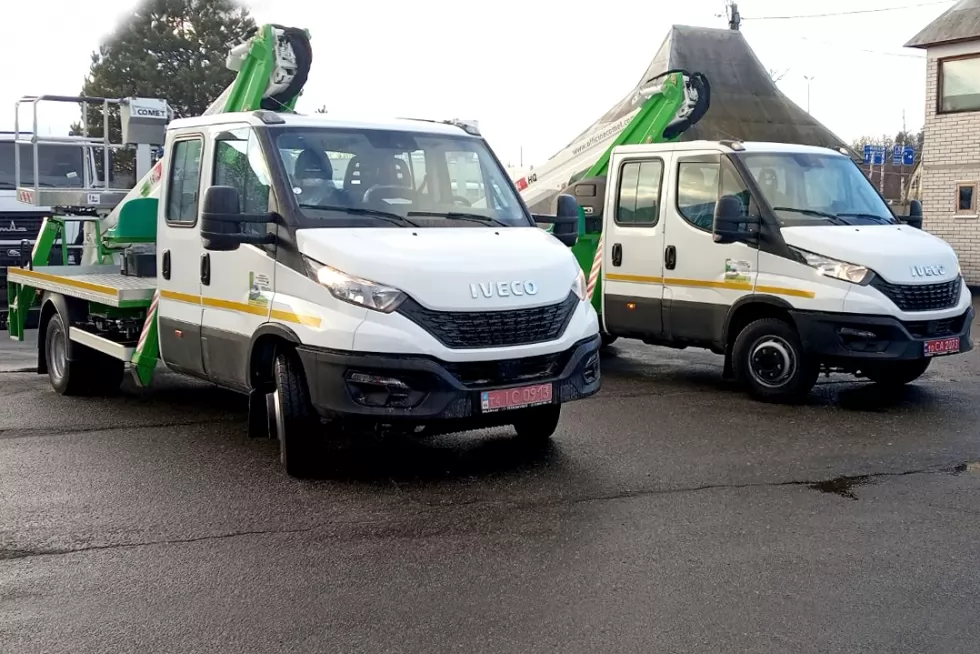 На Прикарпаття вирушають дві нові автовишки 18 м на базі IVECO Daily, фото 2