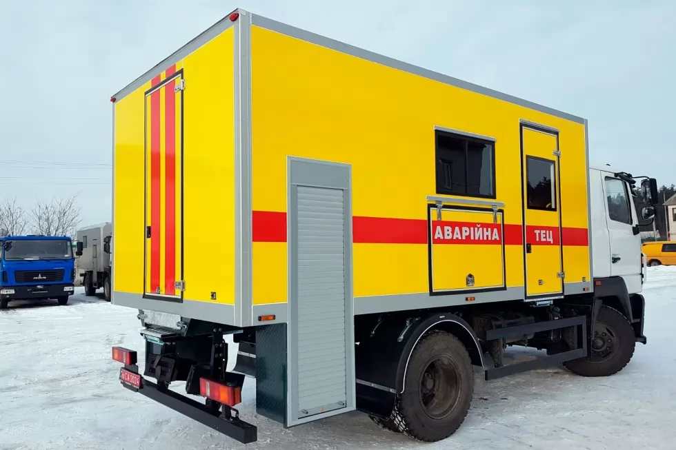 На базі МАЗ-4381 виготовлено аварійно-ремонтну майстерню для Чернігівської ТЕЦ, фото 4