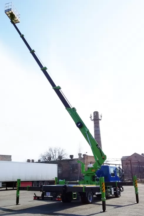 Техкомплект зібрав 34-метровий автогідропідйомник DASAN для Харківзеленбуду, фото 16
