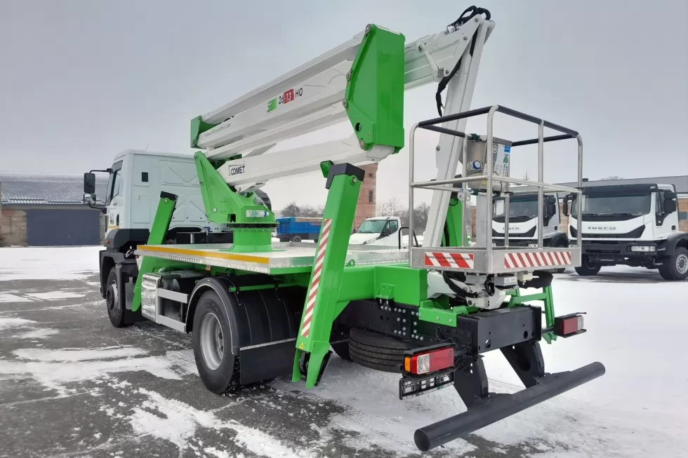 На базі FORD зібрано нову автовишку COMET 26 | 2 | 13 HQ JIB з комбінованою стрілою, фото 2