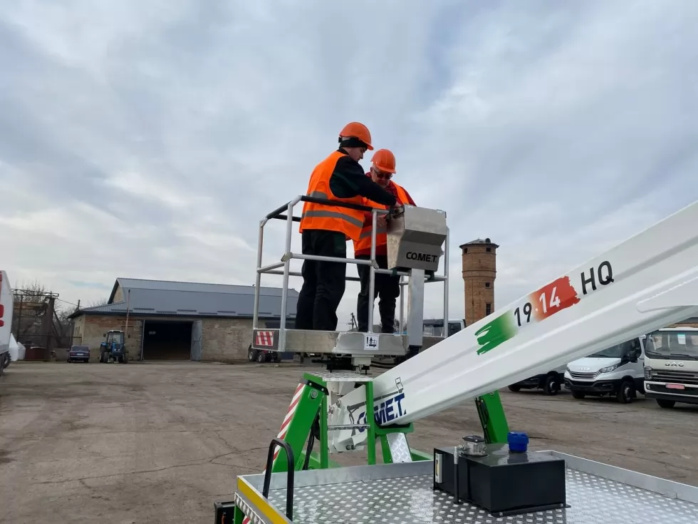 На полтавському виробництві відбулось навчання керуванням автовишкою для одного з замовників, фото 15