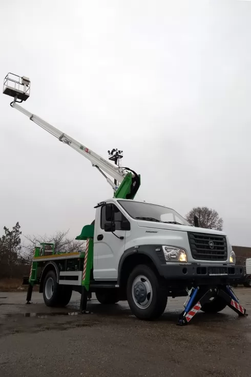 Виготовлено нову автовежу Comet 18 м на базі GAZON Next (HDC Белава), фото 10