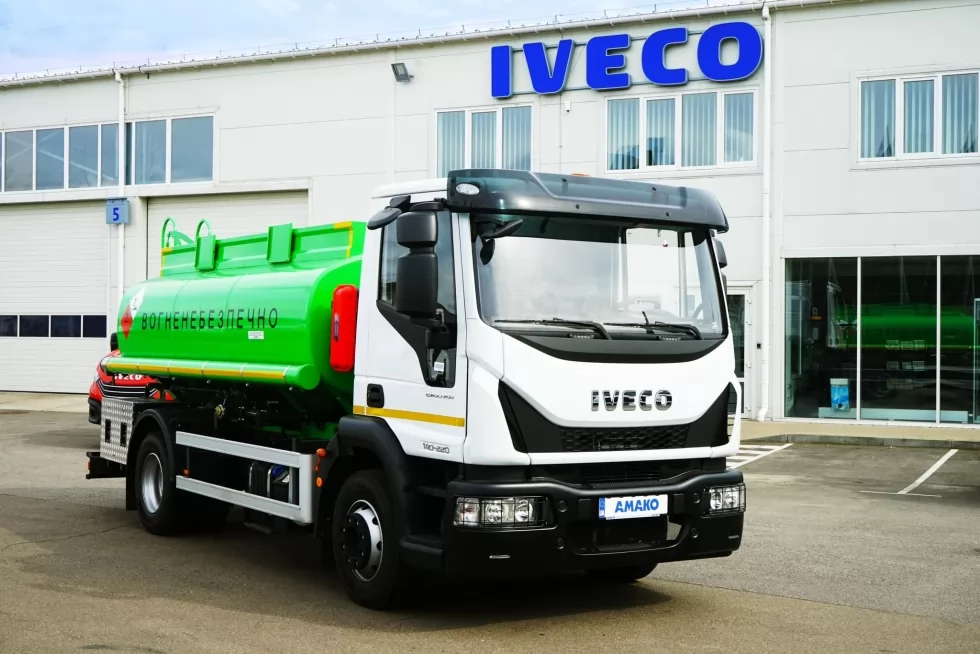 Шасі IVECO Eurocargo ML140E22P вперше використано для монтажу цистерни 8 м<sup loading=