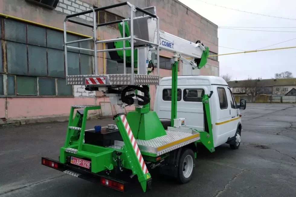 Комбіновані 14-метрові автовишки Comet набирають популярності серед українських покупців, фото 4