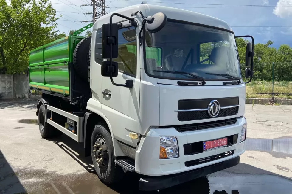 Виготовлено черговий самоскид на базі Dongfeng, фото 5