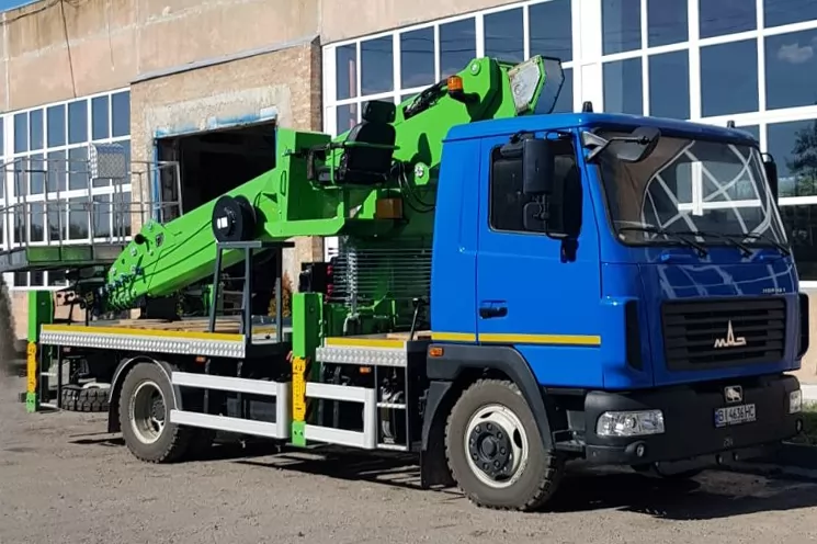 Проведено планове технічне обслуговування автовишки SKYMAN DS-340., фото 12