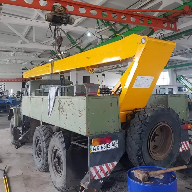 Сервісний центр Техкомплект завершив черговий капремонт автовишки ВС-22, фото 11