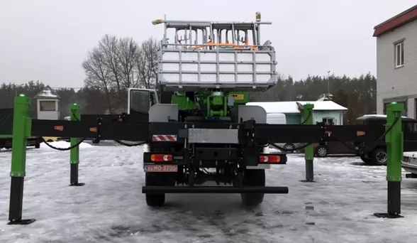 Південнокорейські автовишки Hansin із робочою висотою 35 м вирушили до свого покупця у Рівному, фото 20