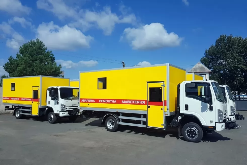 На базі ISUZU NP75 виготовлено партію аварійно-ремонтних автомобілів, фото 9