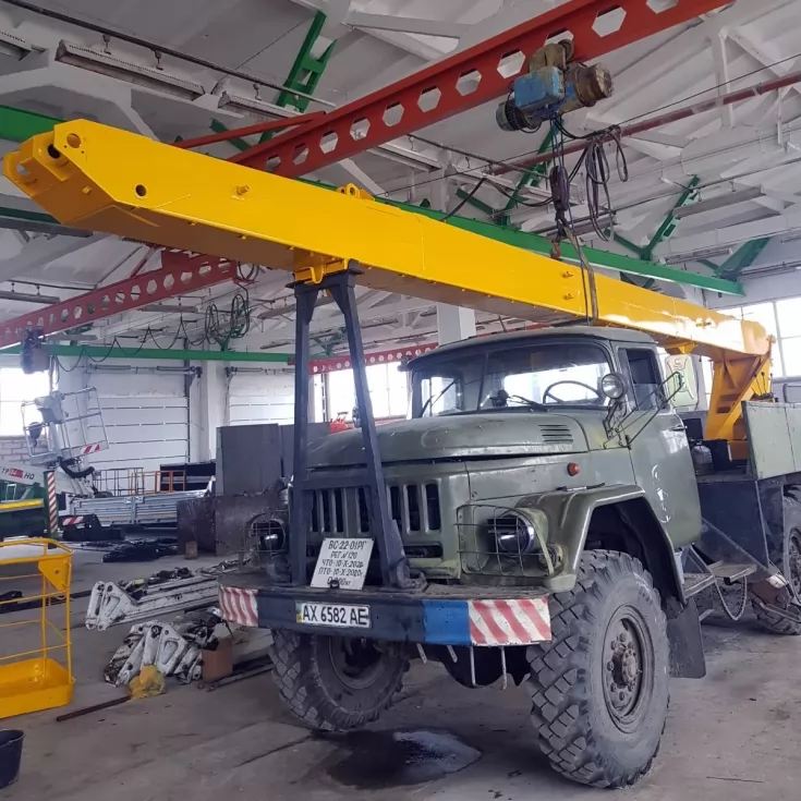 Сервісний центр Техкомплект завершив черговий капремонт автовишки ВС-22, фото 28