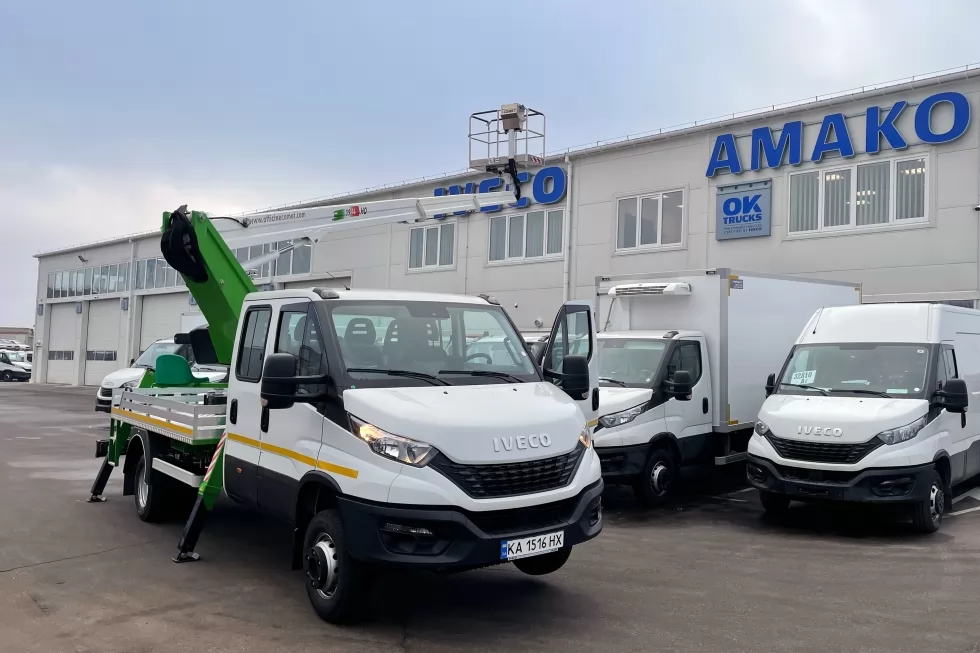 Для клієнта АМАКО-Україна виготовлено нову автовежу 18 м на базі IVECO Daily 70C16, фото 3
