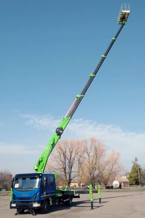 Техкомплект зібрав 34-метровий автогідропідйомник DASAN для Харківзеленбуду, фото 13