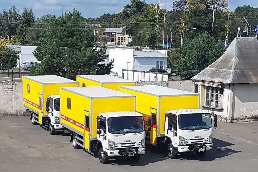 На базі ISUZU NP75 виготовлено партію аварійно-ремонтних автомобілів, фото 4