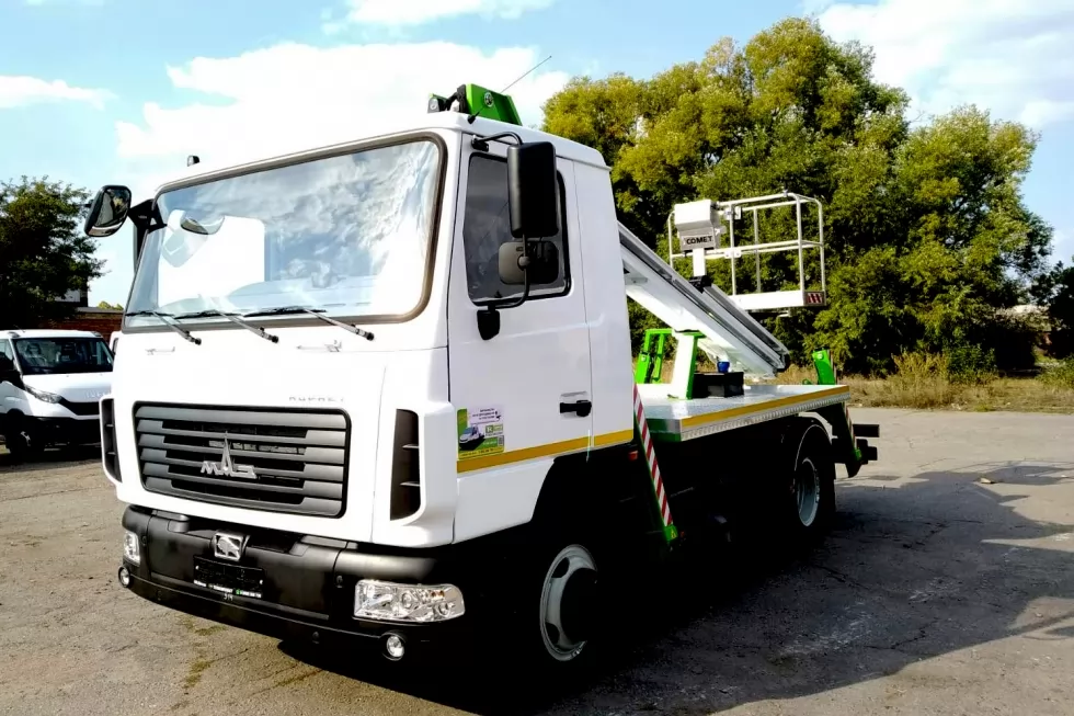 ПП Львівелектросервіс – власник нової автовишки Comet 21 м на базі МАЗ-4371, фото 7