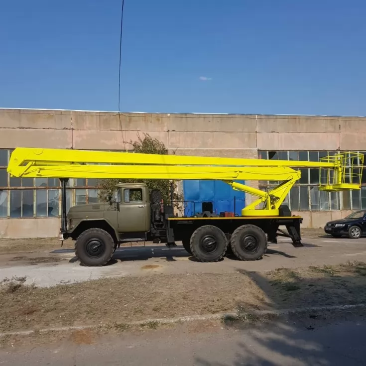 Техкомплект виконав капремонт ліктьового автогідропідйомника ВС-22-01 на базі ЗІЛ-131, фото 17