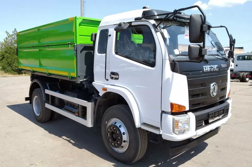 Китайське шасі DONGFENG EQ3165 та самоскидний кузов від Техкомплект - зробили самоскид з г/п 6,5 тонн!, фото 13