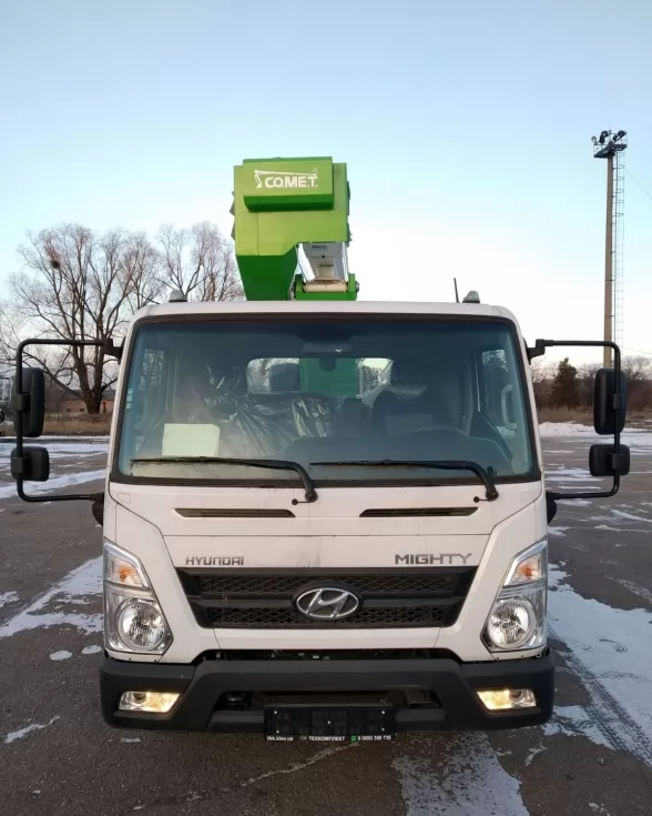 Вантажне шасі Hyundai EX8 - нова модель базового шасі для монтажу автовишок Comet, фото 13