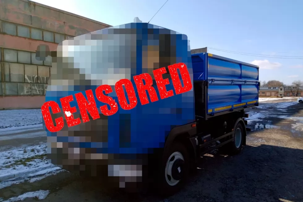 Зроблено черговий фірмовий самоскид 5 т на давальницькому вантажному шасі, фото 6