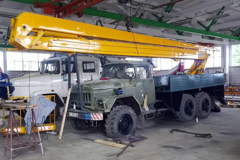 Сервісний центр Техкомплект завершив черговий капремонт автовишки ВС-22, фото 10