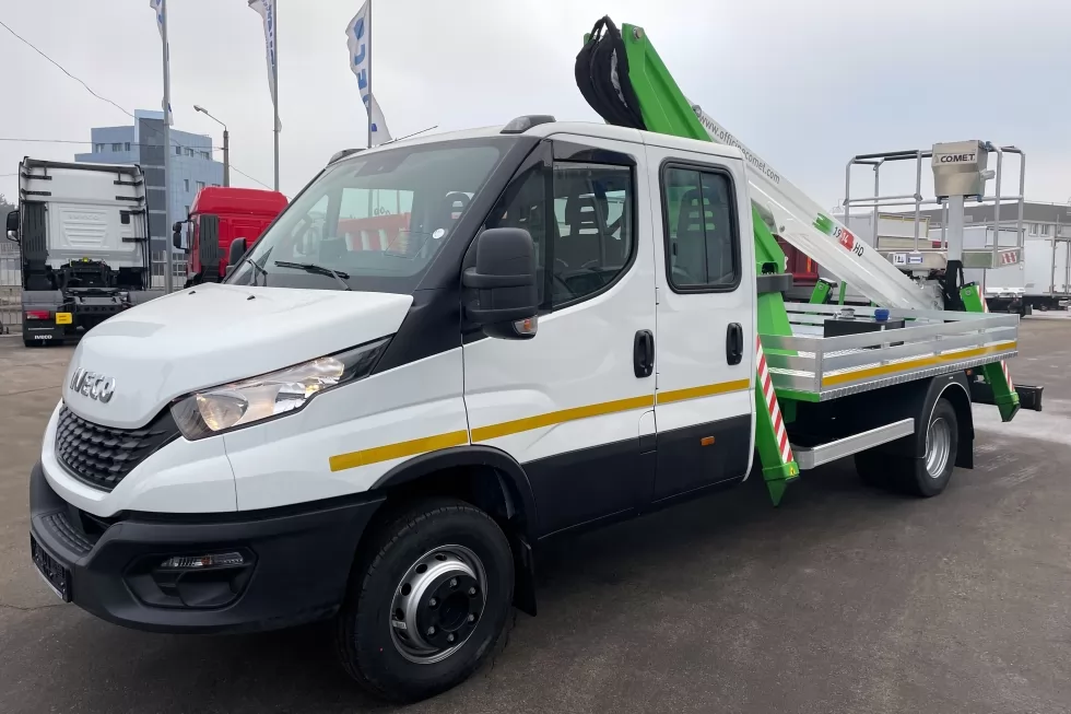 Для клієнта АМАКО-Україна виготовлено нову автовежу 18 м на базі IVECO Daily 70C16, фото 5
