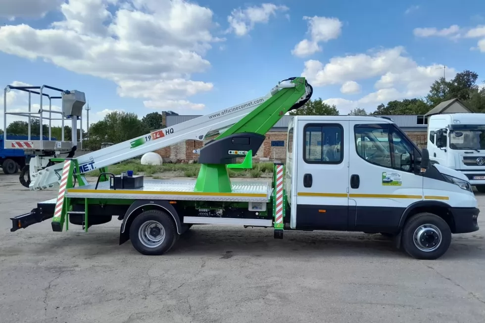 Найпопулярніша автовишка на базі IVECO Daily із 7-місною кабіною поїде працювати до клієнта нашого дилера, фото 5