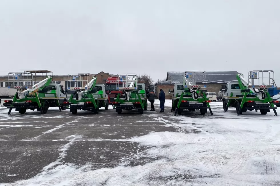 Виконано черговий етап відвантажень автовишок для критичної інфраструктури Харківщини, фото 6