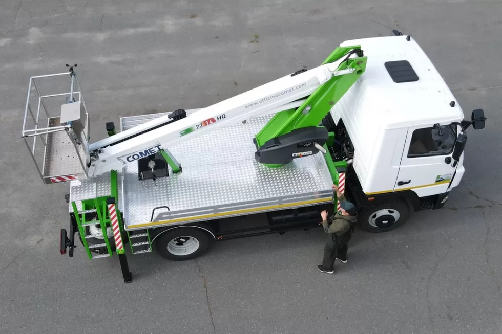 ПП Львівелектросервіс – власник нової автовишки Comet 21 м на базі МАЗ-4371, фото 11