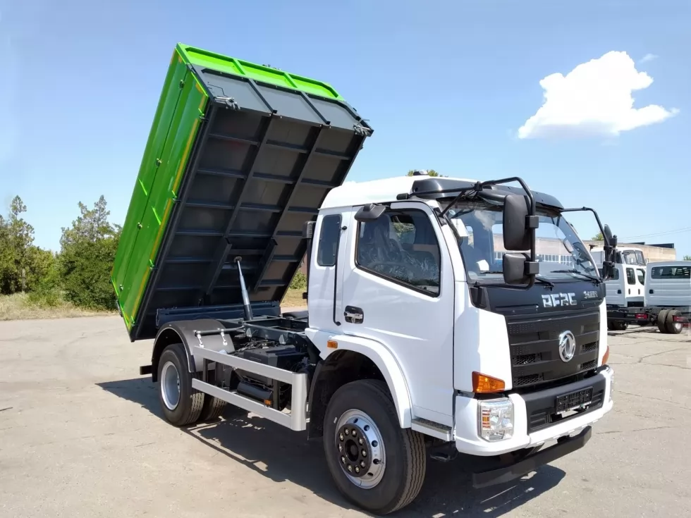 Китайське шасі DONGFENG EQ3165 та самоскидний кузов від Техкомплект - зробили самоскид з г/п 6,5 тонн!, фото 5
