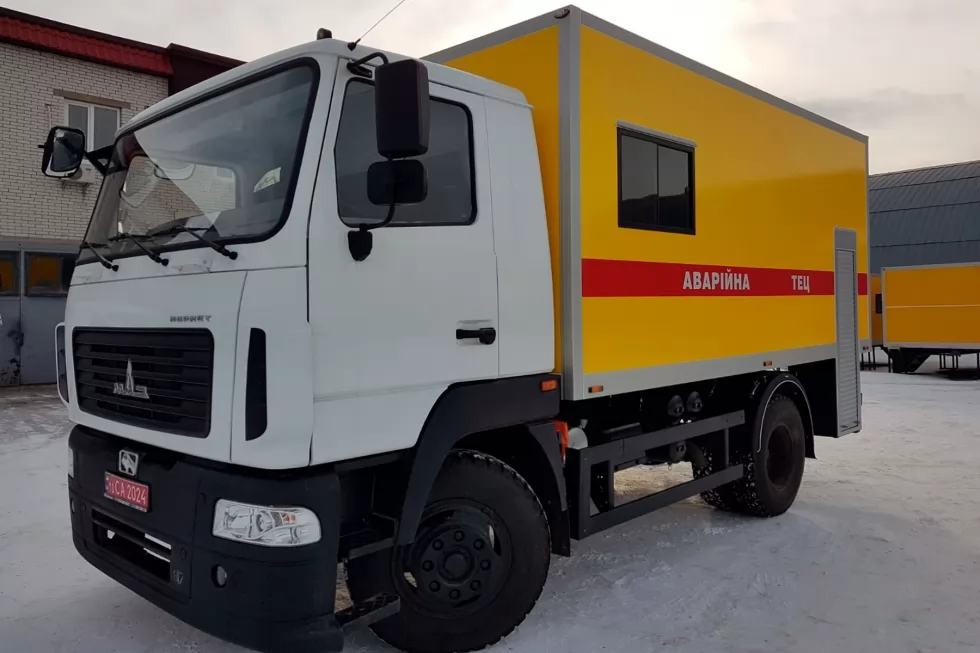 На базі МАЗ-4381 виготовлено аварійно-ремонтну майстерню для Чернігівської ТЕЦ, фото 5