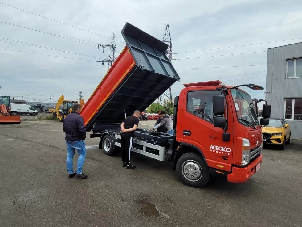 Виготовлено новий 4-тонний самоскид на базі JAC N82, фото 18