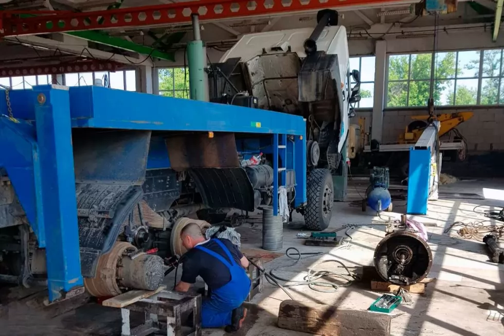 Виконано капітальний ремонт 28-метрової автовишки Socage, фото 3