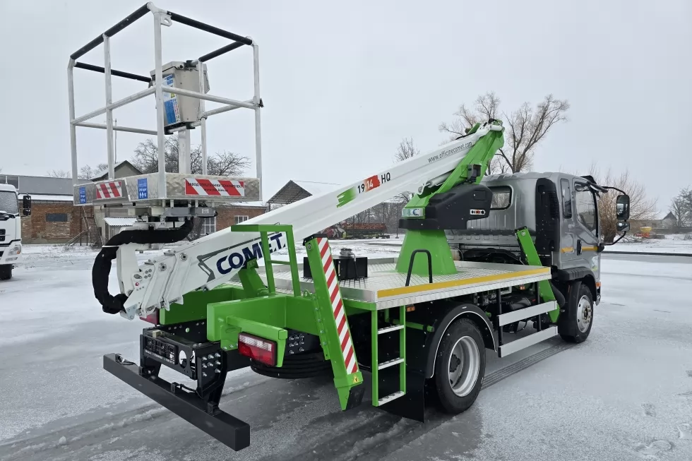 Виготовлено новий автогідропідіймач 18 м на базі шасі FAW, фото 2