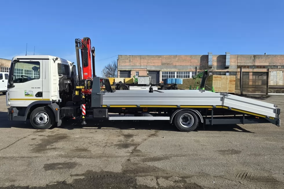 До свого замовника поїхав працювати новий евакуатор на базі MAN з КМУ FASSI 130AT, фото 2