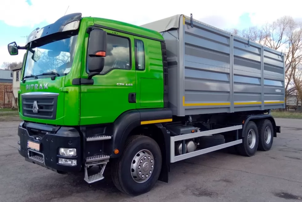 Закінчено роботу над новим зерновозом на базі шасі SITRAK C7H , фото 8