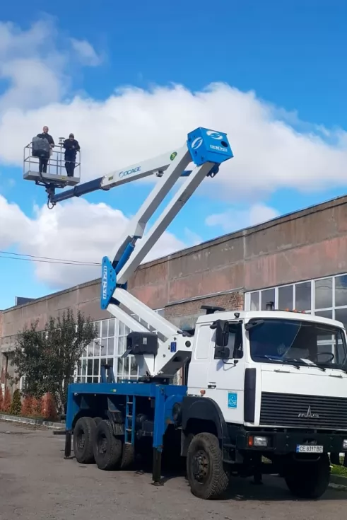 Виконано капітальний ремонт 28-метрової автовишки Socage, фото 11