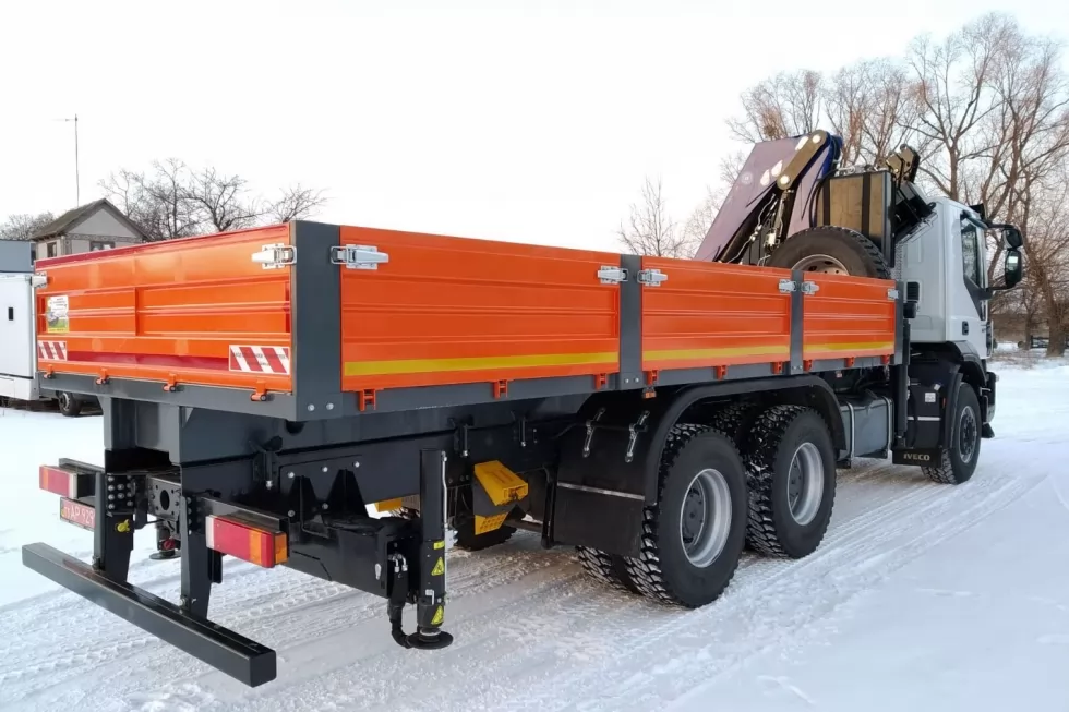 У ГК АВТОСТРАДУ - новий бортовий автомобіль IVECO Trakker з італійською КМУ, фото 7